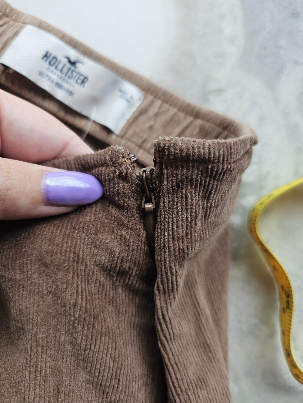 NWT Hollister Patchwork Mini Skirt - Picture 3 of 4